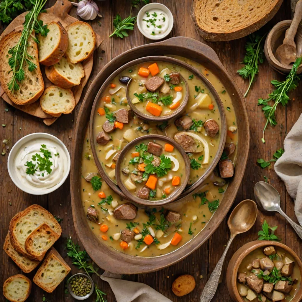 Przepis na wegański żurek - tradycyjna zupa w nowoczesnym wydaniu