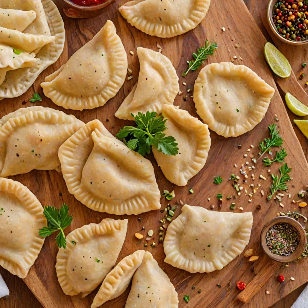 Pierogi z mąki ryżowej - bezglutenowy przepis