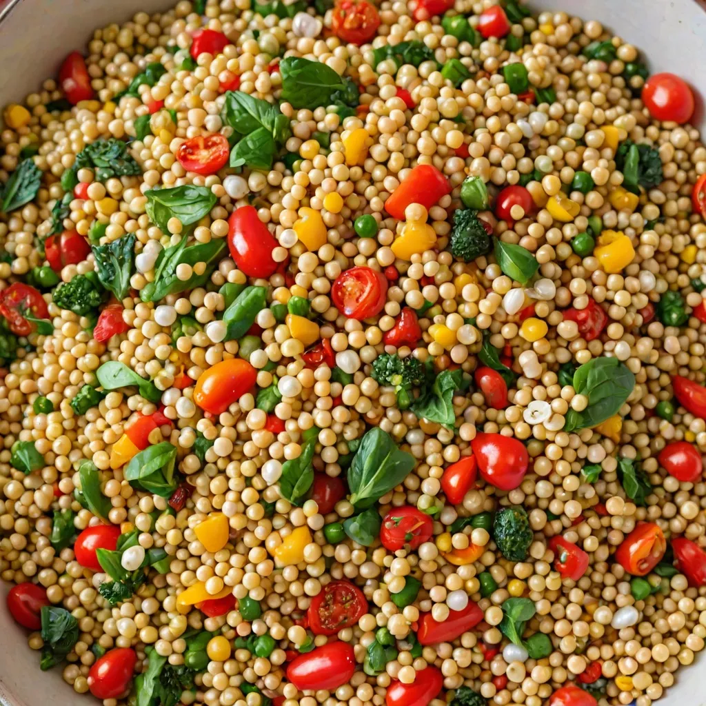 Kuskus perłowy z warzywami - szybki i zdrowy posiłek