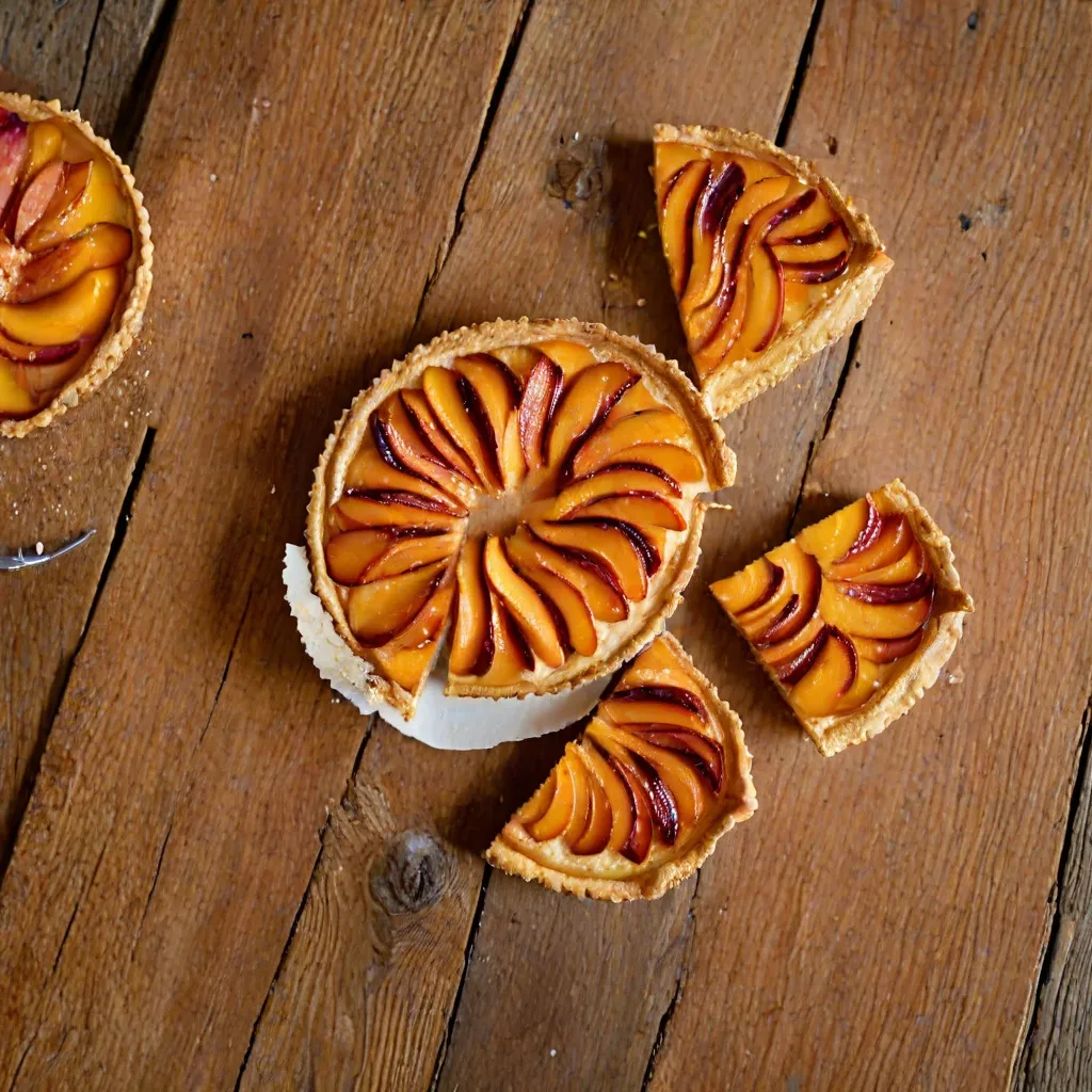 Ciasto francuskie z brzoskwiniami i budyniem - łatwy przepis